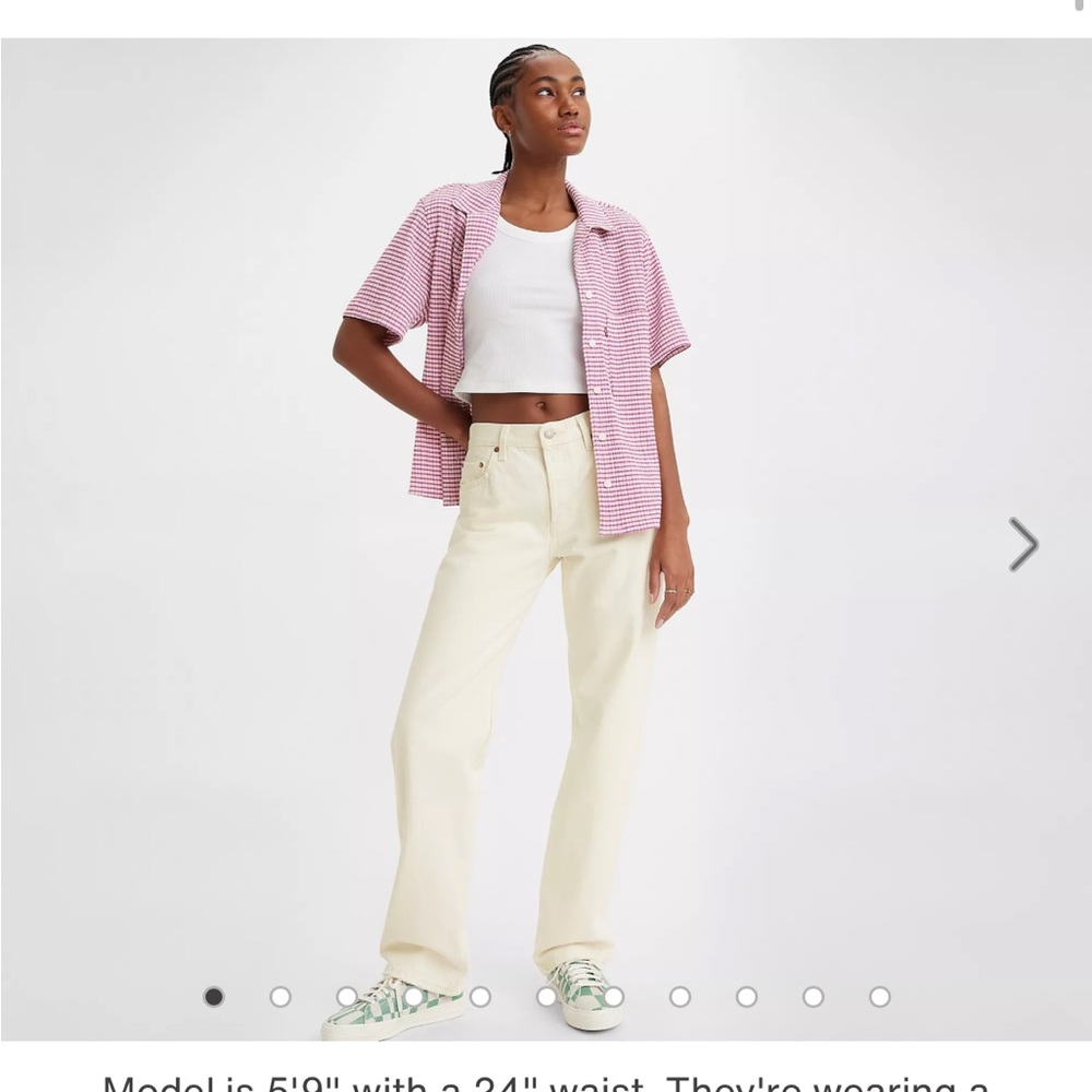 Levi’s 501 90s in Ecru